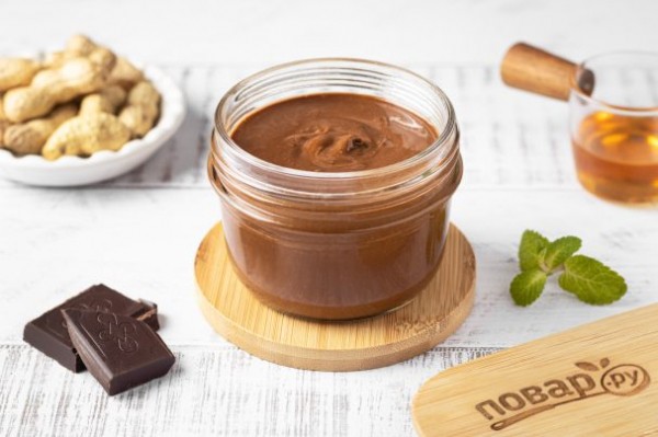 Арахисовая паста с шоколадом и медом Арахисовая паста с шоколадом и медом