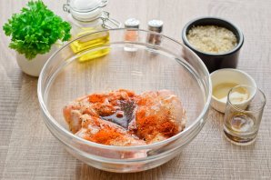 Курица в меде с рисом Курица в меде с рисом