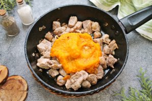Мясо в тыквенном соусе Мясо в тыквенном соусе