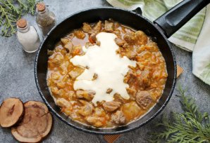 Мясо в тыквенном соусе Мясо в тыквенном соусе