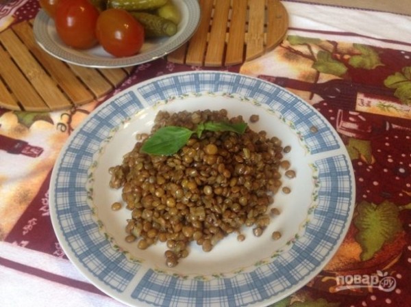 Чечевица с имбирем и лимонной цедрой Чечевица с имбирем и лимонной цедрой