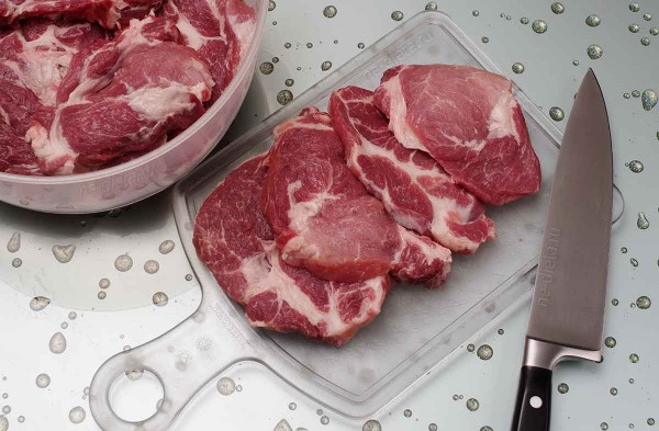 Мясо по-французски с грибами