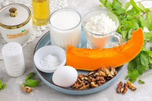 Тыквенные кексы с грецкими орехами Тыквенные кексы с грецкими орехами