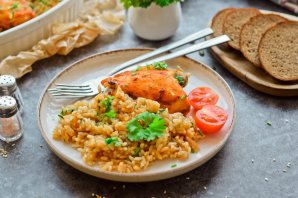 Курица в меде с рисом Курица в меде с рисом
