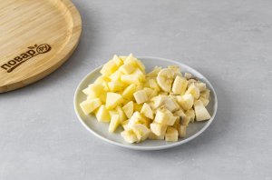 Овсяная каша с яблоком и бананом Овсяная каша с яблоком и бананом