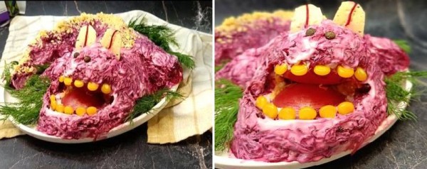 
Салат на Новый 2024 год в виде Дракона – 4 простых и вкусных рецептов	