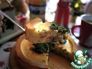 Пирог с начинкой из тунца Пирог с начинкой из тунца