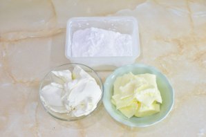 Крем-чиз на масле для выравнивания торта Крем-чиз на масле для выравнивания торта