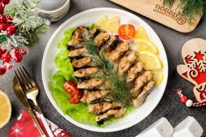Скумбрия "Ёлочка" запечённая в духовке Скумбрия "Ёлочка" запечённая в духовке