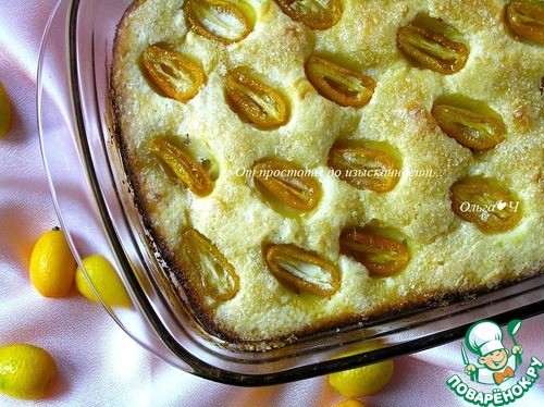 Пирог с кумкватом