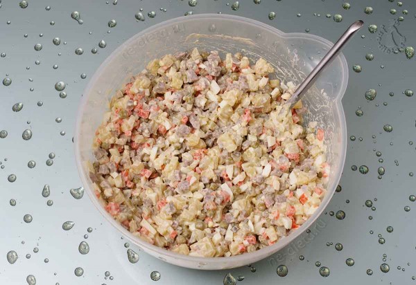 «Оливье» с говядиной «Оливье» с говядиной