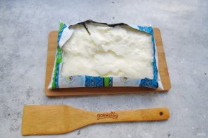 Творожный сыр из замороженного кефира Творожный сыр из замороженного кефира