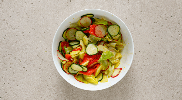 Салат со слабосоленым лососем, айсбергом и заправкой из облепихи, пошаговый рецепт с фото Салат со слабосоленым лососем, айсбергом и заправкой из облепихи, пошаговый рецепт с фото