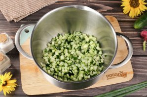 Классическая окрошка с уксусом Классическая окрошка с уксусом