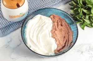 Ванильно-шоколадное мороженое Ванильно-шоколадное мороженое