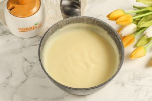 Заварной крем с коньяком Заварной крем с коньяком