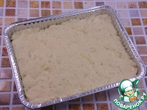 Картофельный пирог с фаршированными тунцом черри