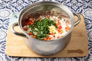 Борщевая заправка на зиму с капустой Борщевая заправка на зиму с капустой