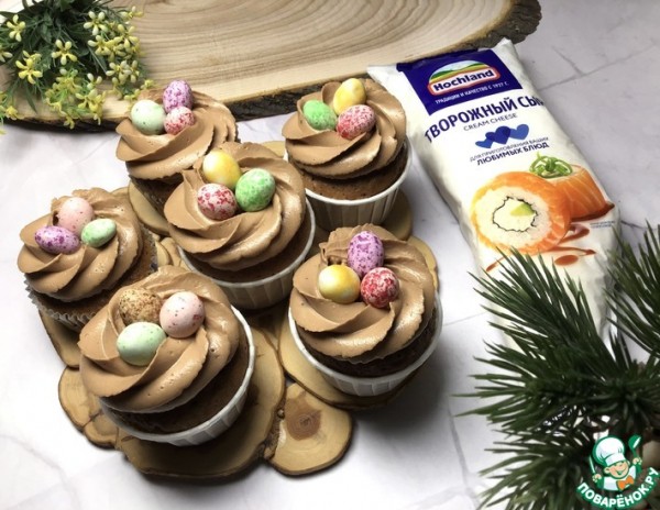 Шоколадные капкейки