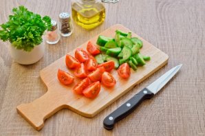 Салат из авокадо с креветками без майонеза Салат из авокадо с креветками без майонеза