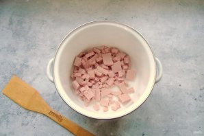 Белая окрошка на сыворотке Белая окрошка на сыворотке