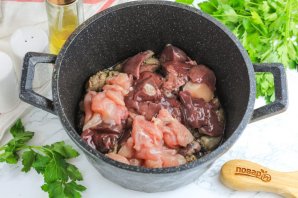 Куриное ассорти по-иерусалимски в домашних условиях Куриное ассорти по-иерусалимски в домашних условиях