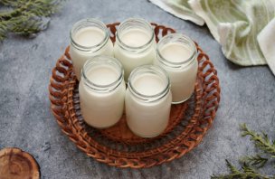 Обезжиренный ванильный йогурт Обезжиренный ванильный йогурт