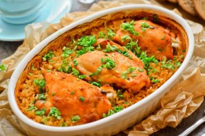 Курица в меде с рисом Курица в меде с рисом