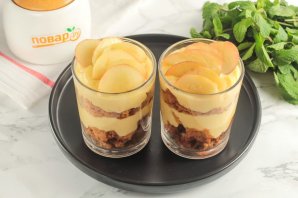 Трайфлы с персиком Трайфлы с персиком