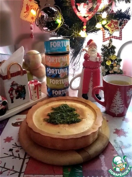 Пирог с начинкой из тунца Пирог с начинкой из тунца