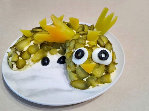 
Салат на Новый 2024 год в виде Дракона – 4 простых и вкусных рецептов	