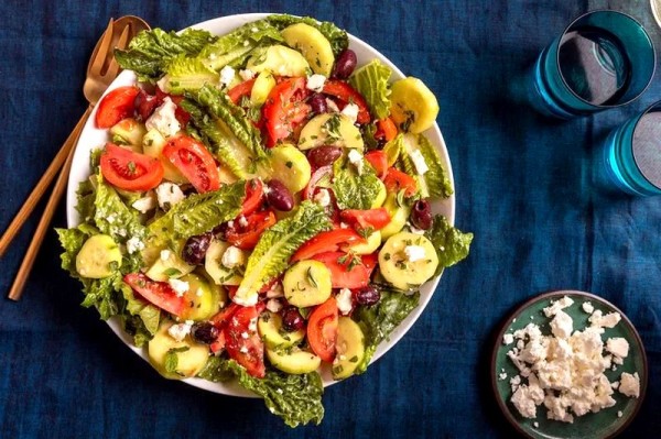 
Классический Греческий салат – 9 пошаговых рецептов с фетаксой	