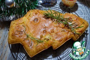 Заливной пирог с тунцом и жареным луком Заливной пирог с тунцом и жареным луком