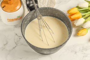 Заварной крем с коньяком Заварной крем с коньяком