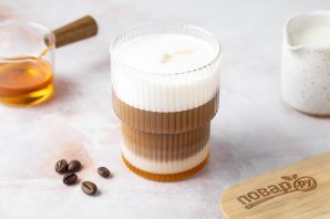 Кофе латте с сиропом Кофе латте с сиропом