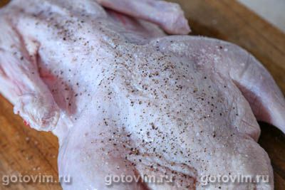 Утка, запеченная в рукаве с глазурью из соевого соуса с медом и апельсиновым соком