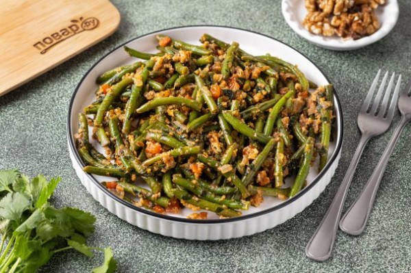 Лобио из зеленых стручков фасоли по-грузински