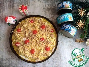 Большой запечённый "драник" с начинкой Большой запечённый "драник" с начинкой