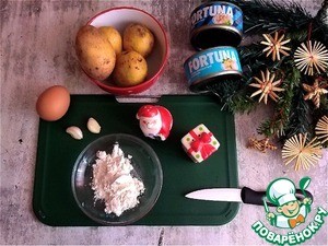 Большой запечённый "драник" с начинкой Большой запечённый "драник" с начинкой