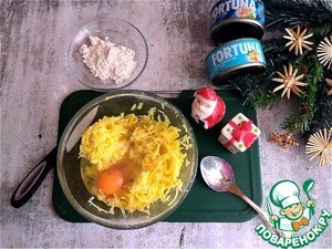 Большой запечённый "драник" с начинкой Большой запечённый "драник" с начинкой