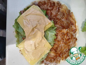 Бургер в лепёшке