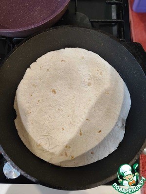 Бургер в лепёшке