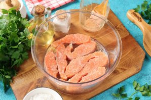 Форель солёная в масле Форель солёная в масле