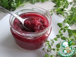 Чатни из ревеня с вишней