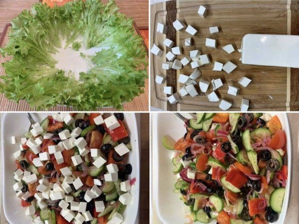 
Классический Греческий салат – 9 пошаговых рецептов с фетаксой	