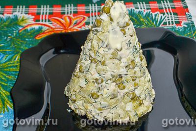 Новогодний салат «Ёлочка»