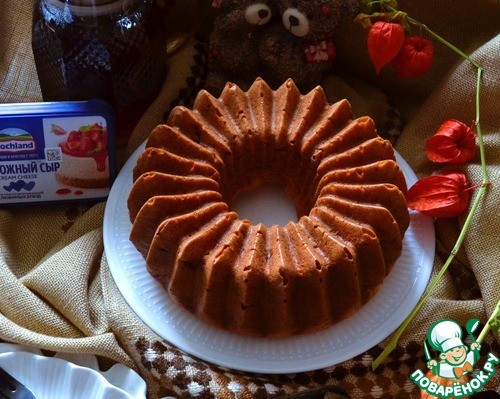Банановый кекс на творожном сыре
