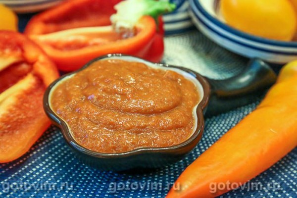 Соус харисса из острого и сладкого перца