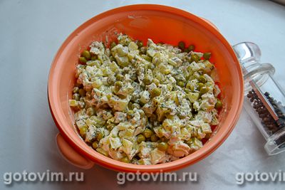 Новогодний салат «Ёлочка»