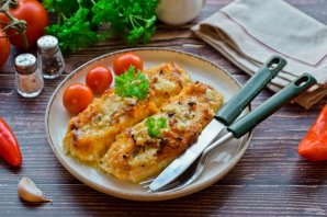 Семга в сливочном соусе запеченная в духовке